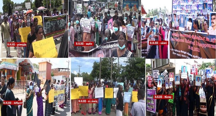 வடக்கு, கிழக்கில் கவனயீர்ப்பு போராட்டங்கள்
